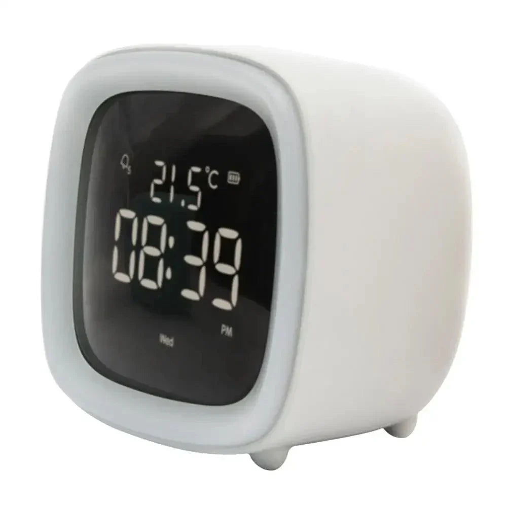 Lisslune | Cartoon Bunny LED Alarm Clock with Night Light – Rechargeable, Cute Digital Display for Kids & Bedrooms
