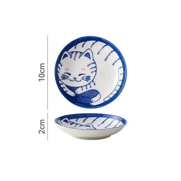 Lisslune | Playful Japanese Cat Ceramic Bowl Collection - Elevate Your Food with Quirky Enjoyment