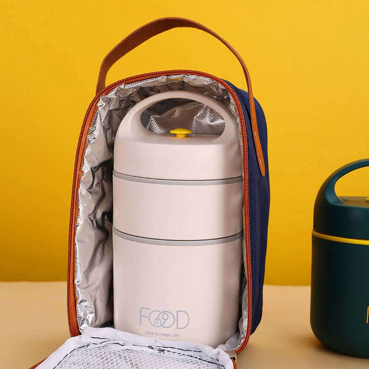 Lisslune | LunchBuddy Premium Lunch Box | Leak-Proof & Sustainable | Bento Box with Compartments | Ideal for Work & School