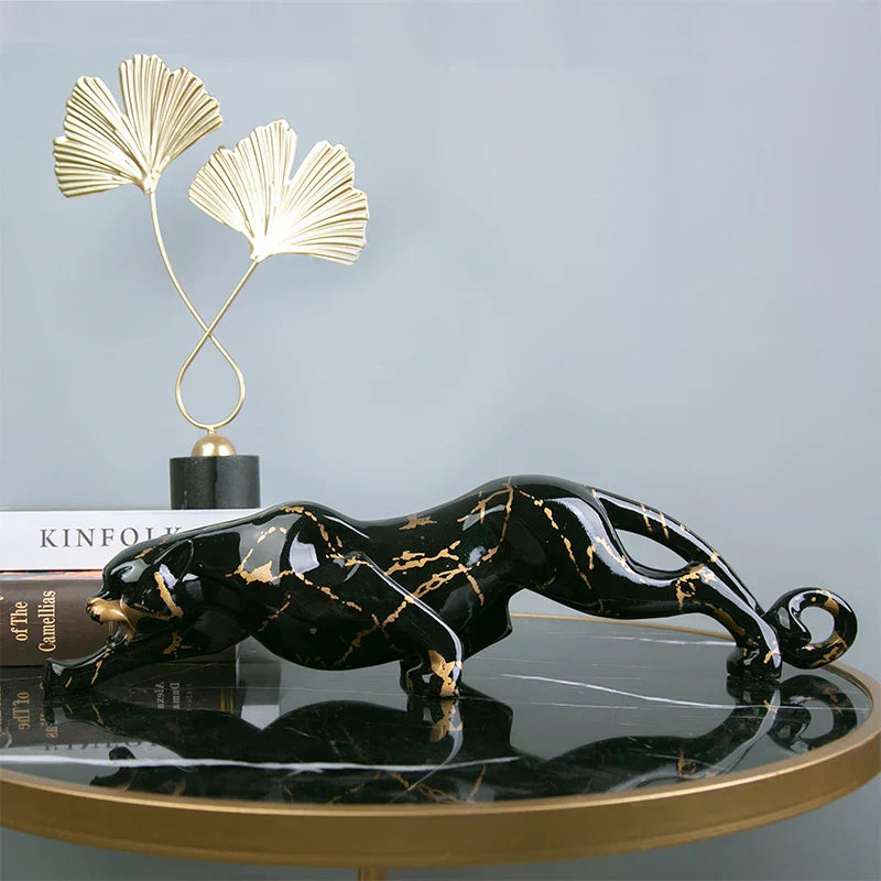 Lisslune | Elegant Jaguar Stone Sculptor