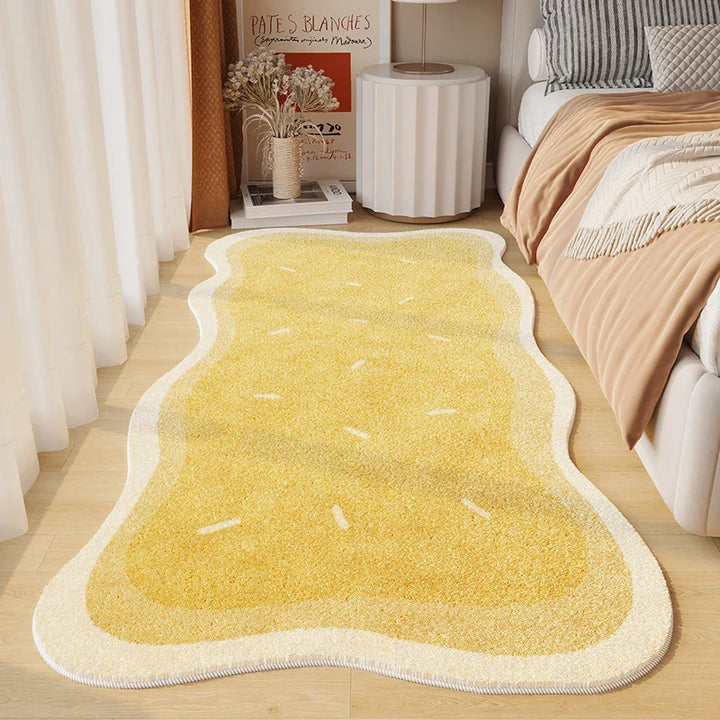 Rynx | Irregular Art Abstract Cozy Bedroom Rug Modern Home Decor Aesthetic Girl's Room Balcony Rugs Coffee Table Rug Wallpaper IG