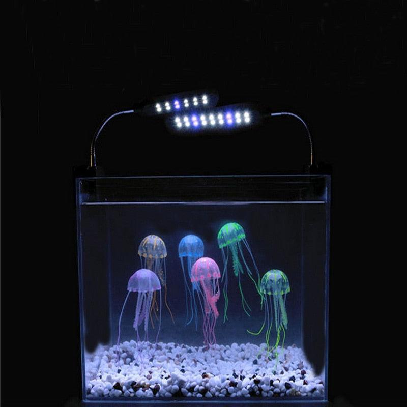 Lisslune | Glowing Jellyfish Aquarium Decoration for Charming Underwater Decoration