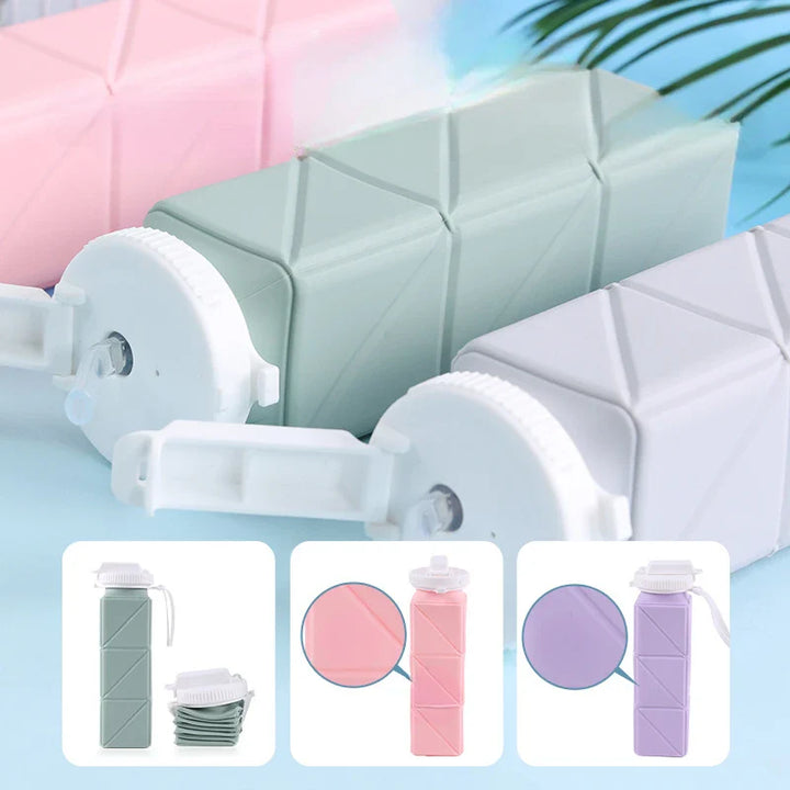 Lisslune | Practical Foldable Silicone Bottle for On the Go