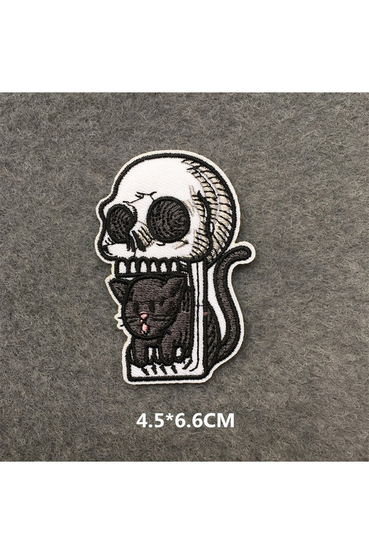 Lisslune | Punk embroidered patch set