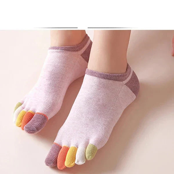 Lisslune | Colorful Toe Socks (5 Pairs)