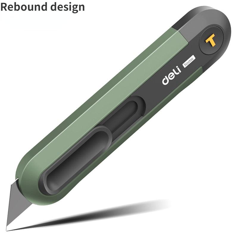 Lisslune | Deli Black SK2 Steel Utility Knife: The ultimate solution for precise cutting