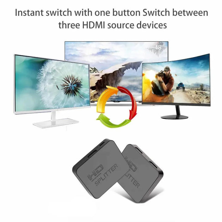 Lisslune | Transform your entertainment with the Premier 4K HDMI Splitter