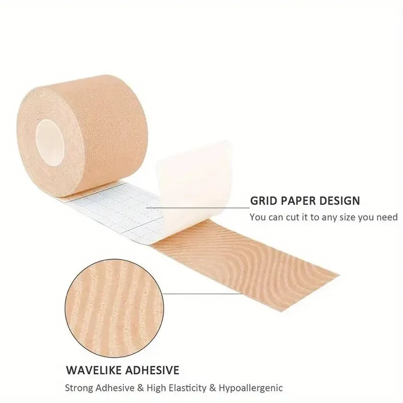 Rynx | 1 Roll 5cm*5m Elastic Kinesiology Tape Athletic Recovery Elastic Tape Muscle Pain Relief Knee Support Fitness Sport Protection