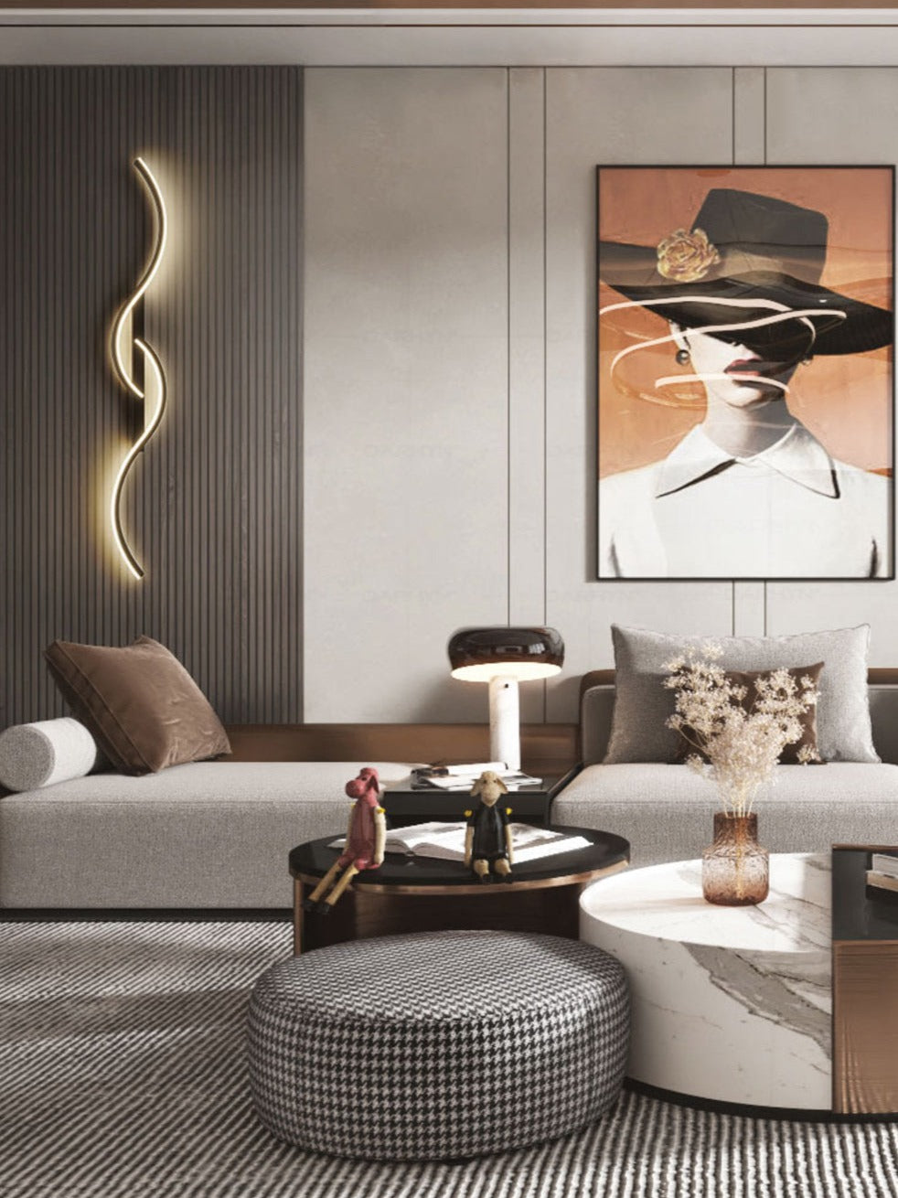 Lisslune | GlowCraft – Contemporary LED Wall Light with Artistic Design
