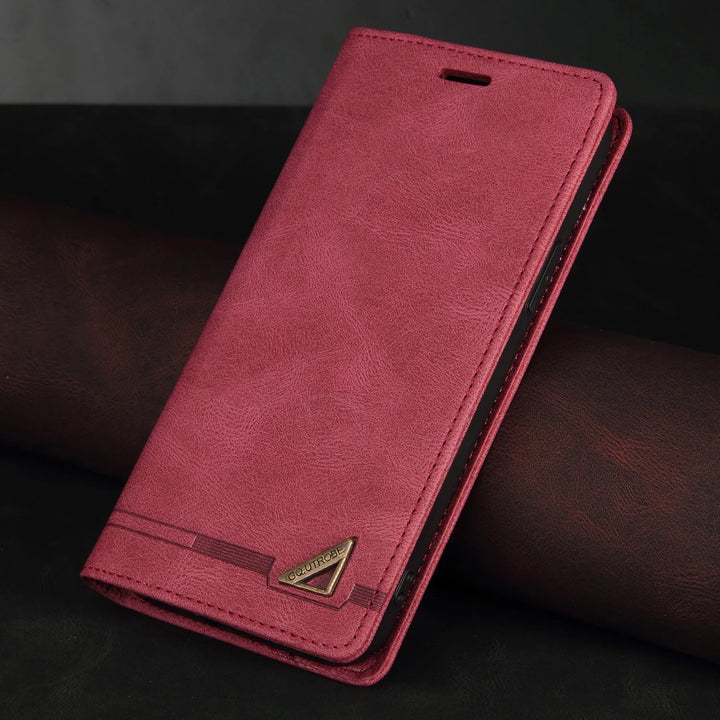 Lisslune | iPhone leather protective case with RFID blocking and card slots