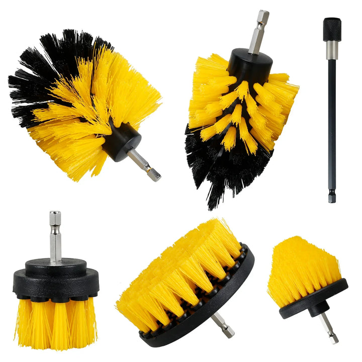 Lisslune | 5PCS Electric Drill Attachment Ultimate Cleaning Brush Kit