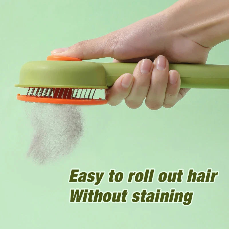 Rynx | Care Pet Hair Remover Brush Cat Dog Hair Comb Removes Comb Short Massager Pet Supplies for Cats Dog Brushes Accessories