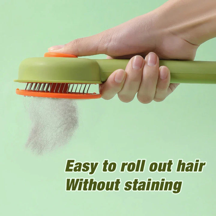 Rynx | Care Pet Hair Remover Brush Cat Dog Hair Comb Removes Comb Short Massager Pet Supplies for Cats Dog Brushes Accessories