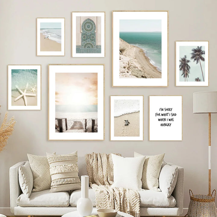 Lisslune | Beach Canvas Poster
