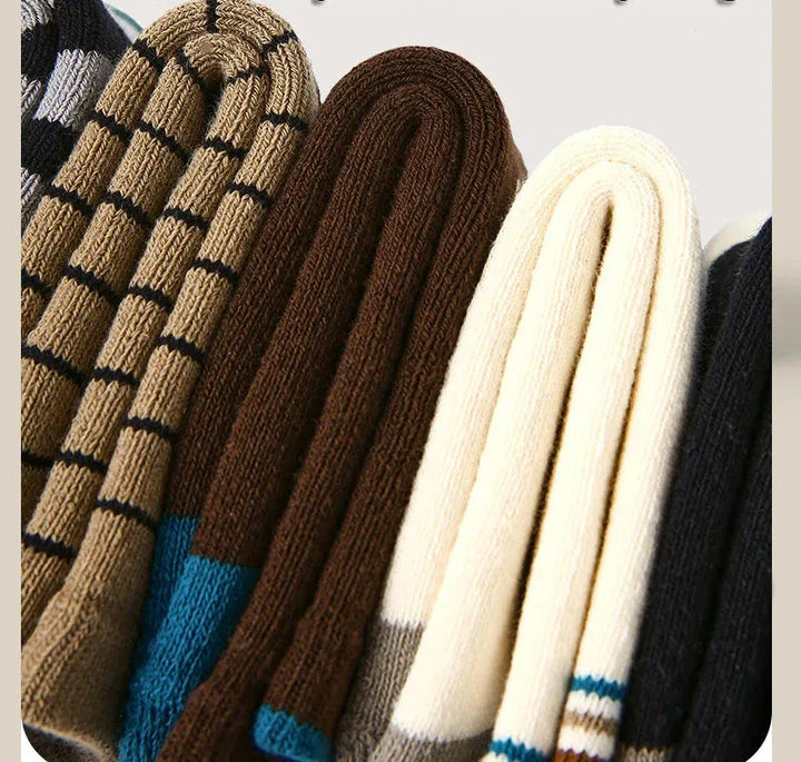 Lisslune | Fleece Winter Wool Socks for Kids (5 Pairs)