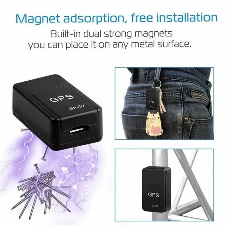 Lisslune | Follow-Strong Mini GPS Tracker – Magnetic Location Finder for Car, Pet & Valuable Items