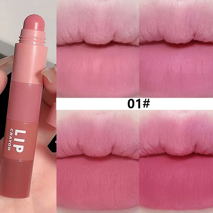 Rynx | Multicolored 4 In 1 Matte Lipstick Nude Pink Red Lipstick Long Long Waterproof Pencil Lipstick Pencil Lip Makeup Cosmetics