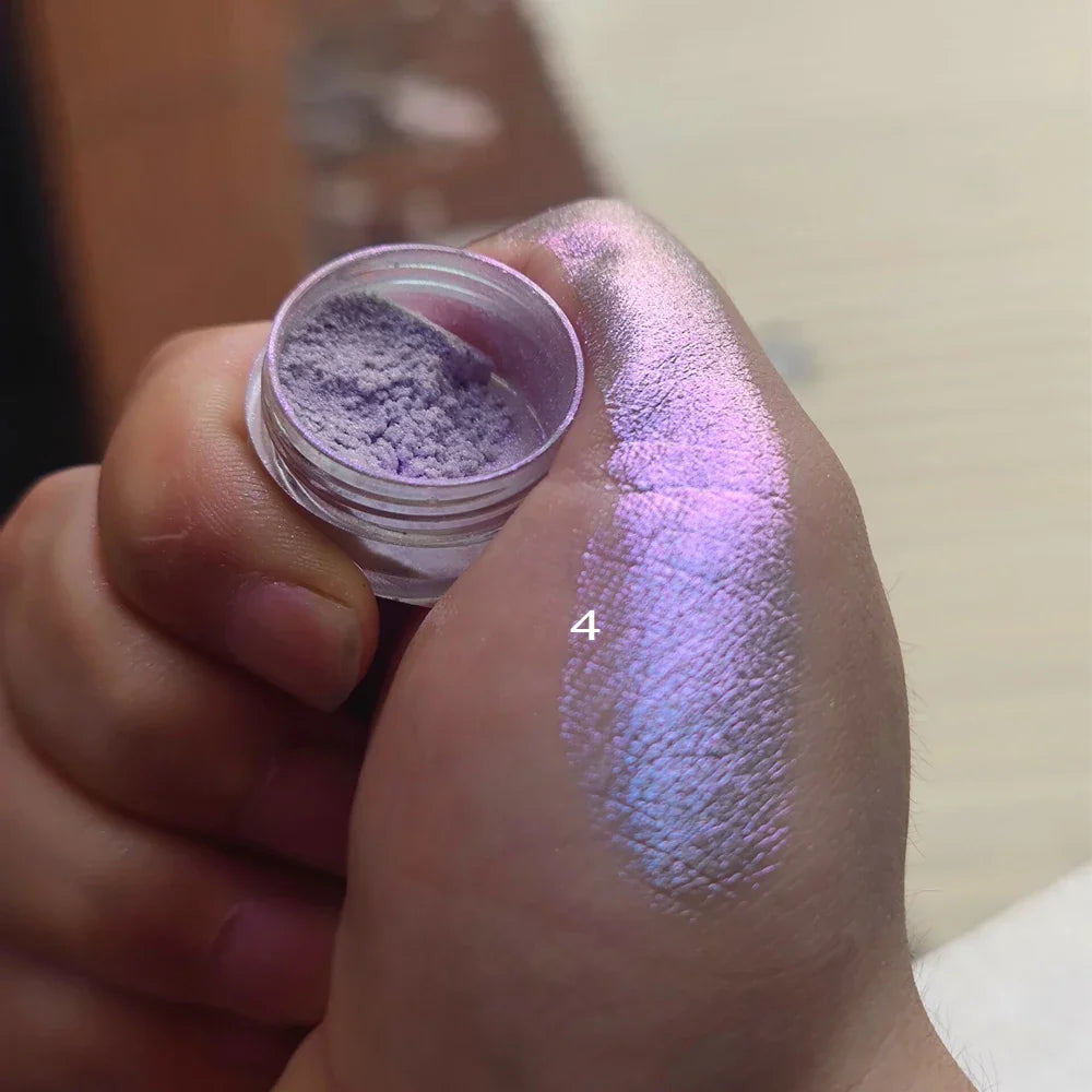 Rynx | 1 Glass Chameleon Nail Flakes Irregular Aluminum Foil UV Gel Polish Nail Sequins Paillettes Manicure Art Decoration Glitter Powder