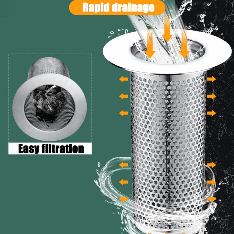 Lisslune | Leak-Proof Kitchen Sink Floor Drain Filter
