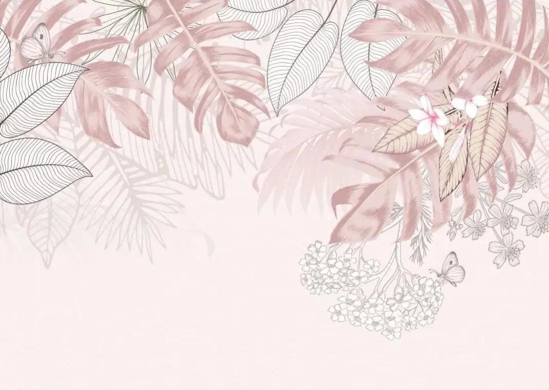 Lisslune | Tropical Dream Landscape Abstract Wallpaper Mural