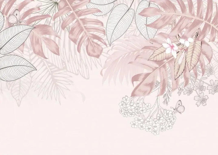 Lisslune | Tropical Dream Landscape Abstract Wallpaper Mural