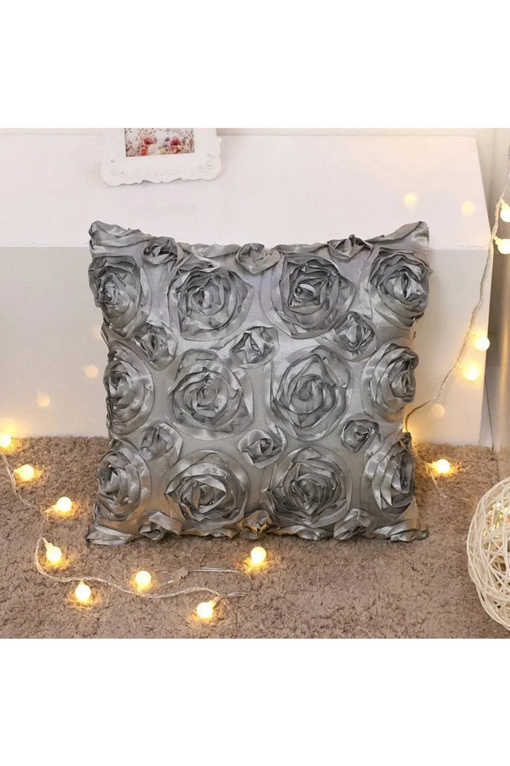Lisslune | 3D Rose pillow cover