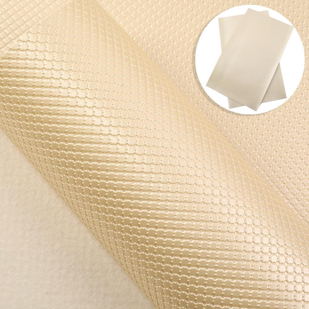 Lisslune | Argyle Patent Faux Leather Craft Sheet - Perfect for DIY Projects, 20*33cm