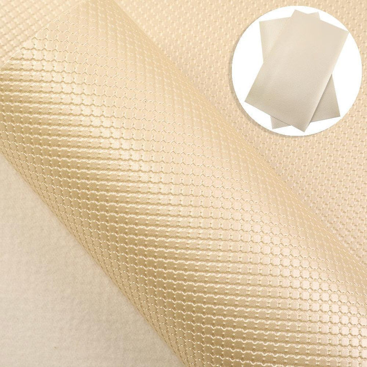 Lisslune | Argyle Patent Faux Leather Craft Sheet - Perfect for DIY Projects, 20*33cm