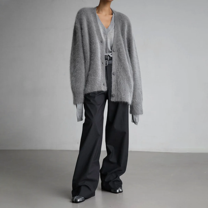 Lisslune | Comfortable Cashmere Vest with Oversized Cut