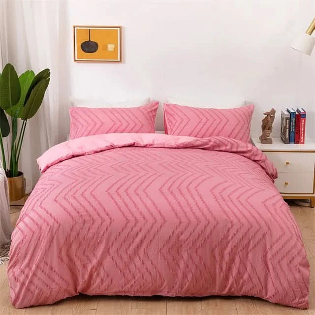 Lisslune | Slusha - Luxurious Jacquard Duvet Cover Set