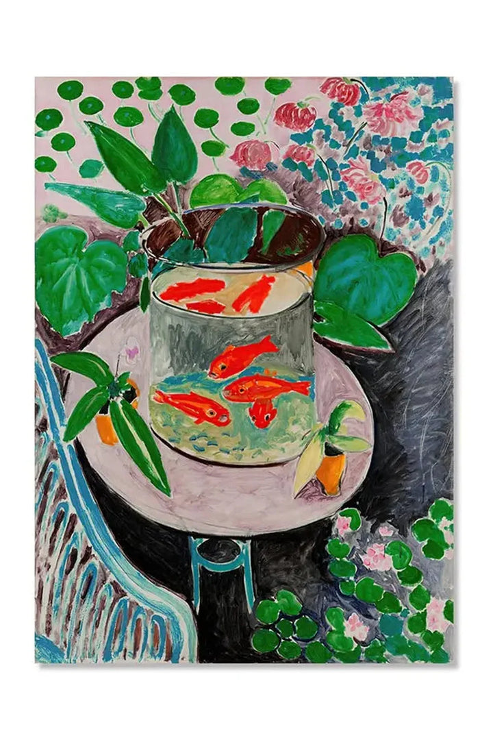 Lisslune | Aesthetic Matisse Retro Canvas Poster