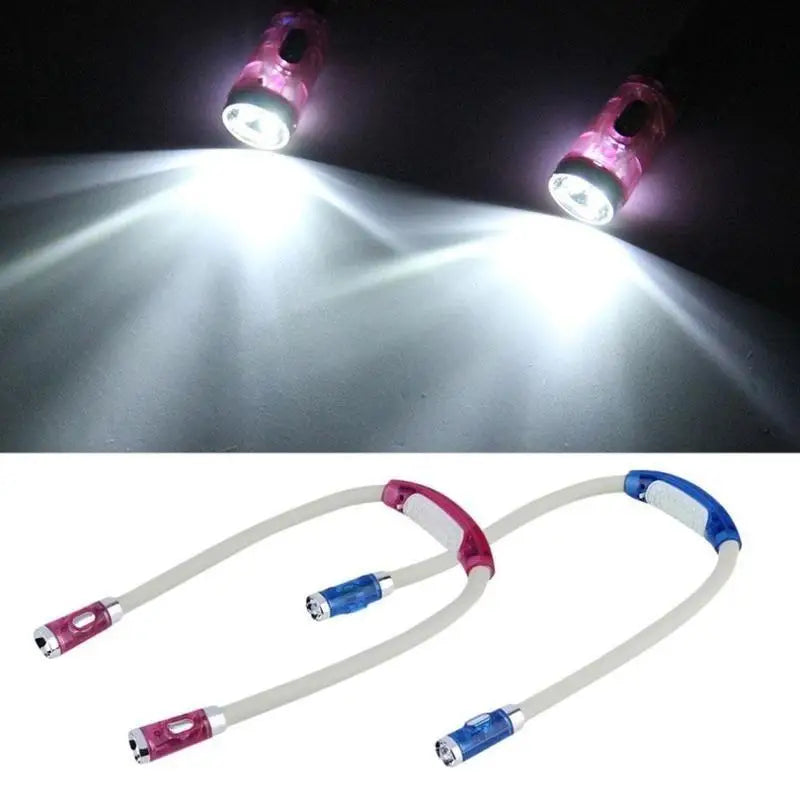 Lisslune | Wearable Neck Lamp with LED for Knitting, Crocheting and Reading – Handsfree Light