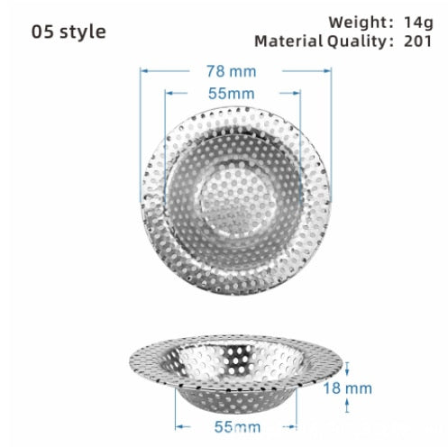 Lisslune | Stainless Steel Sink Drain Catch All Strainer