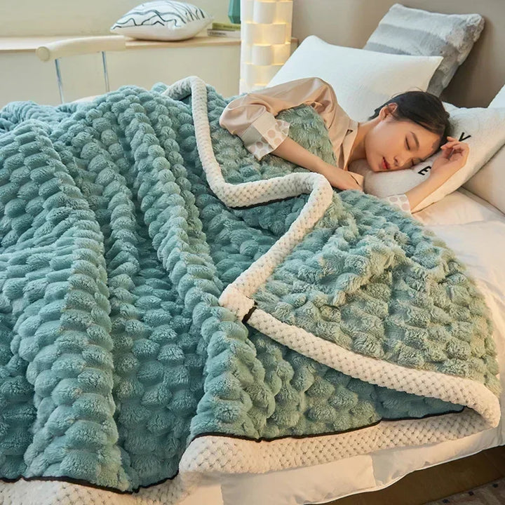 Lisslune | TurtleVelvet | Autumn Flannel Blanket
