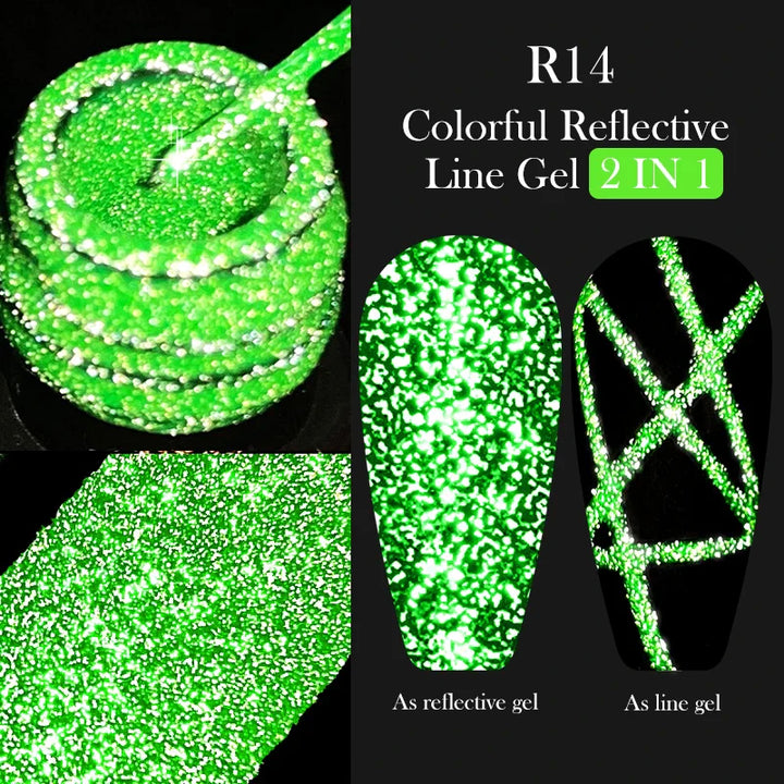 Rynx | 5ML Silver Metallic Painter Liner Gel Nail Polish Super Bright Mirror Drawing Gel Semi Permanent Line French Nail Art