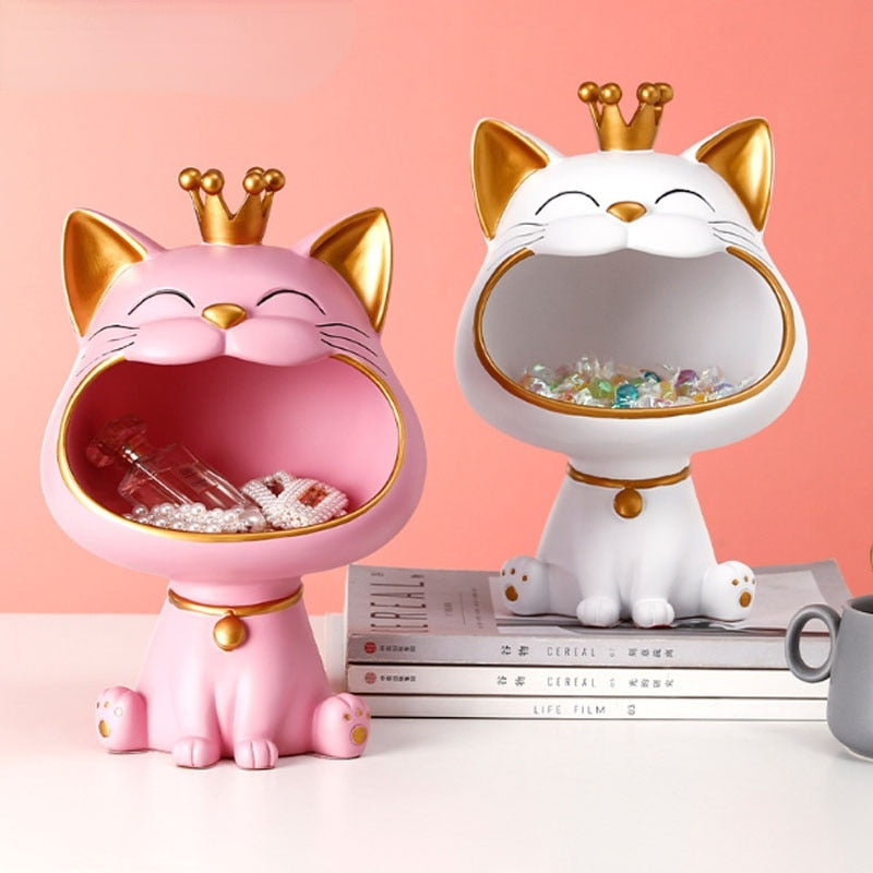 Lisslune | Fortune Kitty Statue Home Storage Box