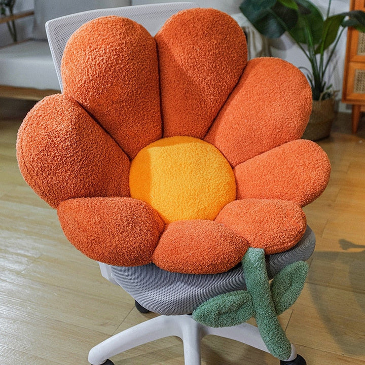 Lisslune | Golden Blossom Sunflower Soft Seat Cushion