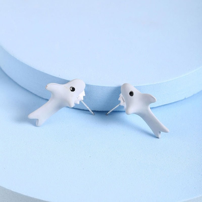 Lisslune | Cute Biting Animal Earrings (1 Pair)