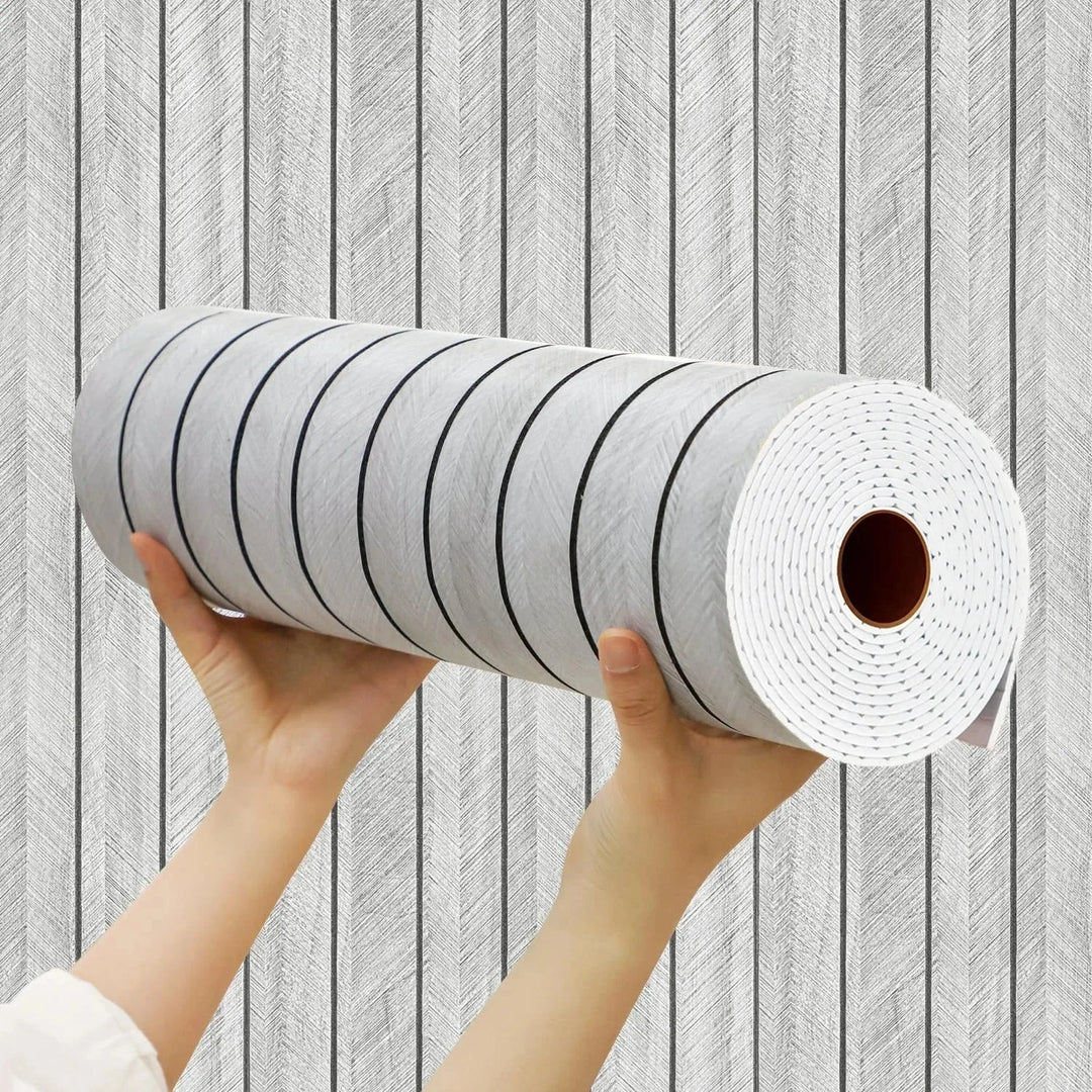 Lisslune | Flexible Self-Adhesive 3D Wood Look Wall Panels Roll