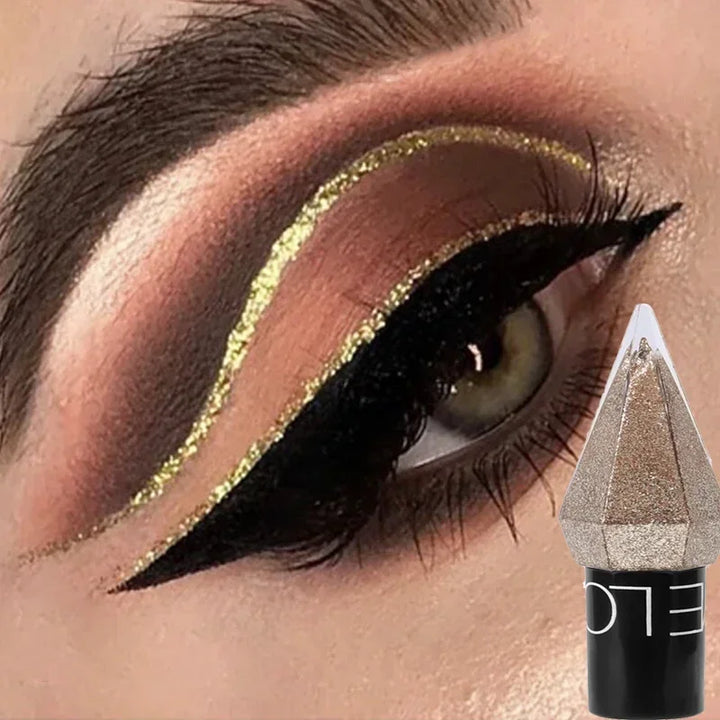 Rynx | Pearl Diamond Gold Liquid Eyeshadow Eyeliner Stick Waterproof Glitter Sequins Rose Gold White Eyeliner Pencil Korean Makeup