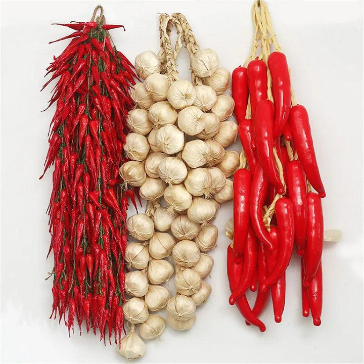 Lisslune | Life-like Artificial Chili Pepper Decor Props for Home, Photography, and Holiday Celebrations
