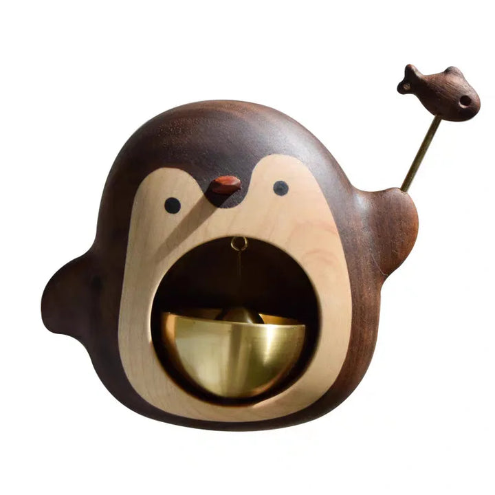 Lisslune | Wooden Penguin Cute Doorbell