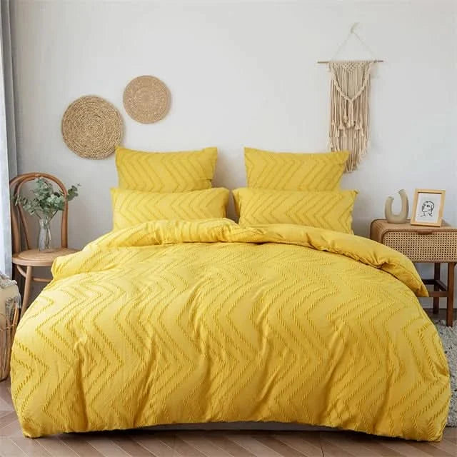Lisslune | Slusha - Luxurious Jacquard Duvet Cover Set