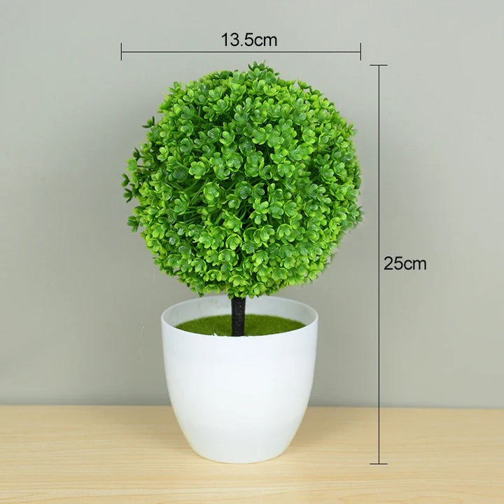 Rynx Artificial Plants Bonsai Small Tree Pot Artificial Plant Flowers Potted Plants Ornaments For Home Room Table Decoration Hotel Garden Decor