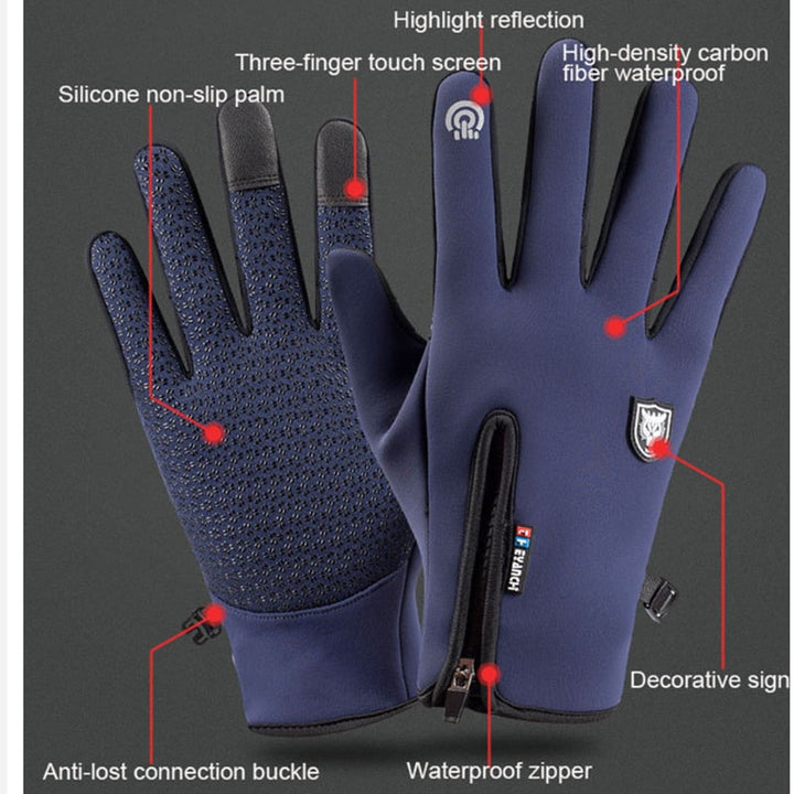 Lisslune | Winter Waterproof Thermal Touchscreen Gloves