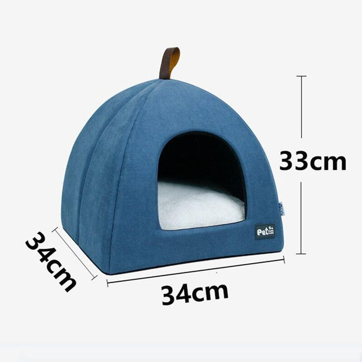 Lisslune | Elegant Velvet Mini Tent for Small Pet Comfort - Cozy Retreat