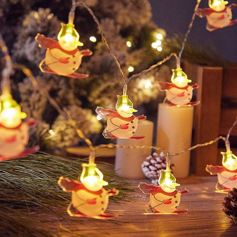Rynx Christmas Tree LED Fairy Light String 1.5M 10LED Xmas Hanging Light Fairy Light Garland Home Decor Ornament New Year Gifts