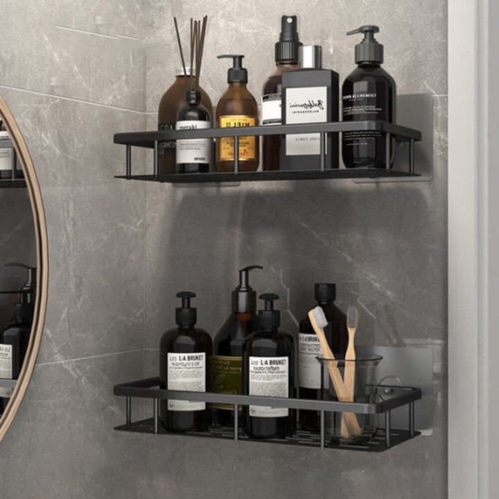 Lisslune | Metal Suction Cup Bathroom Shelves