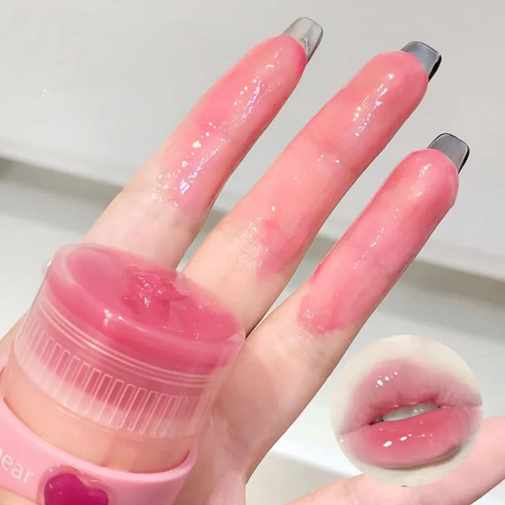Rynx | Water Light Moisturizing Essence Lip Gloss Hydrating Nutrient-Rich Grape Purple Lip Tint Lipsticks Alternatives Korean Makeup Cosmetics