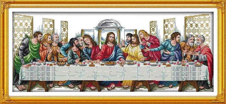 Lisslune | The Last Supper Cross-Stitch Craft Kit - Inspiring DIY Home Art Project